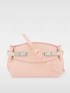 Ferragamo Small Hug Pouch With Removable Strap Women In Pink