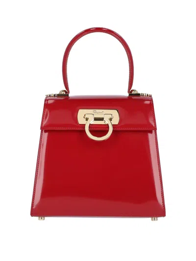Ferragamo Handbag In Red