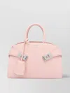 Ferragamo Handbag With Structured Shape And Metal Hardware