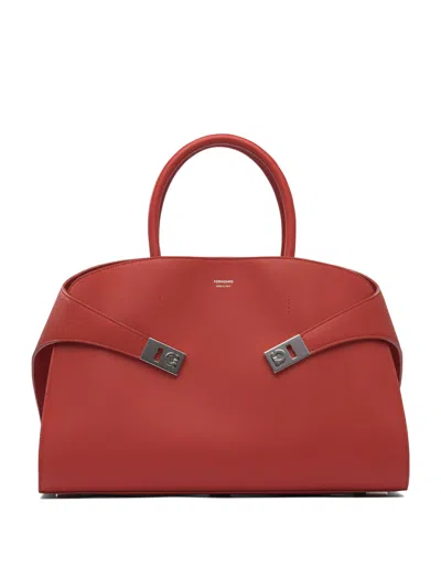 Ferragamo Handbags Hand Bags Red