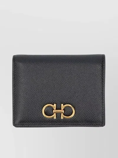 Ferragamo Hardware In Gold Tone In Black