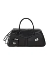 Ferragamo Versatile Cross-body Bag Top Handles In Black