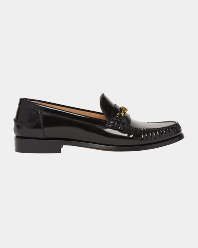 FERRAGAMO HARRY CALFSKIN BIT LOAFERS