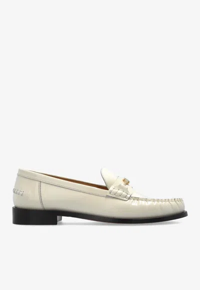 Ferragamo Harry F Buckle Leather Loafers