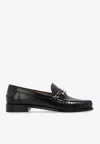 Ferragamo 'harry' Slip-on Loafer With Chain Detail