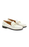 Ferragamo Harry Leather Loafers Hardware Toe In Brown