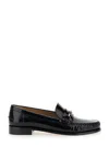 Ferragamo 'harry' Slip-on Loafer With Chain Detail In Multicolor