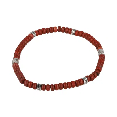 Pre-owned Ferragamo Hawk Eye Beadstone Bracelet 'multicolor' | Multi-color | Men's Size Onesize
