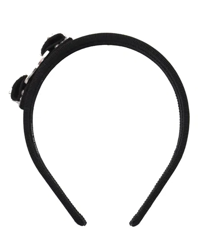 Ferragamo Headband In Black