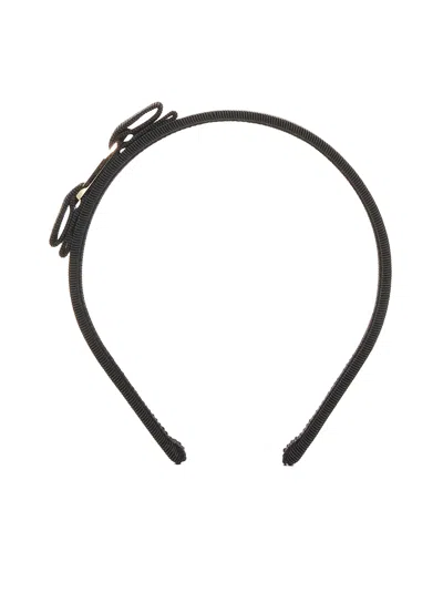 Ferragamo Headband In Black