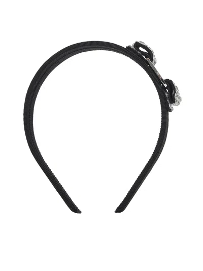 Ferragamo Headband In Black