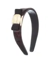 Ferragamo Headband In Brown