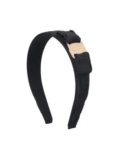 Ferragamo Headband "vara" In Black