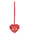 Ferragamo Hug Heart Mirror Charm In Red
