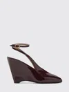 Ferragamo Peep-toe-detail Sandals In Burgundy