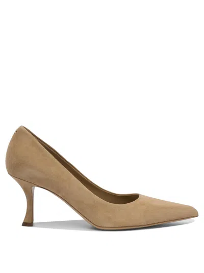 Ferragamo Heeled Shoes Beige In Brown