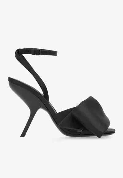 FERRAGAMO HELENA 105 SANDALS WITH ASYMMETRIC BOW