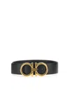 Ferragamo High Belt Hooks For Women In Black