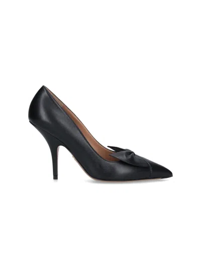 Ferragamo Stylish Pumps With Pointed Toe And Bow In Multi