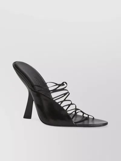 FERRAGAMO HIGH HEEL SANDALS WITH STRAPPY OPEN TOE