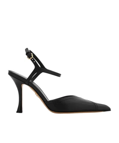 Ferragamo High-heeled Sandals In Black
