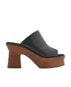 Ferragamo High Heeled Sandals With Thick Heels In Brown