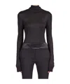 Ferragamo High-neck Blouse In Black