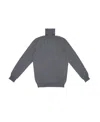 Ferragamo High-necked Sweater In Gray