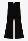 Ferragamo Espresso Flared Pants Women