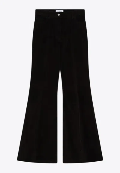 FERRAGAMO HIGH-RISE FLARED PANTS
