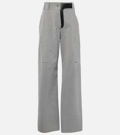 Ferragamo High-rise Straight Pants In Salepepe