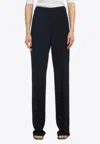 Ferragamo Black Viscose Blend Pant