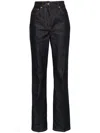 Ferragamo High-rise Wide-leg Jeans In Blue