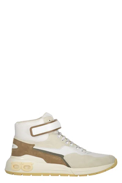 Ferragamo High-top Sneakers In Multi