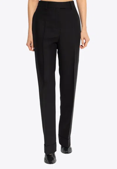 FERRAGAMO HIGH-WAIST STRAIGHT-LEG PANTS
