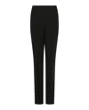 Ferragamo High-waisted Trousers In Black