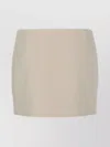 Ferragamo High-waisted Wool Mini Skirt Front Pockets