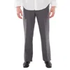 Ferragamo High-waisted Wool Pants In Gray