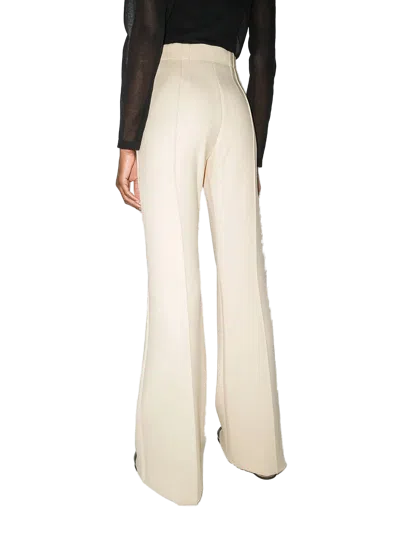 Ferragamo High-waist Flared Trousers In Neutral