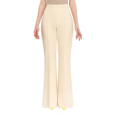 Ferragamo High-waist Flared Trousers In Neutral