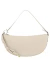 Ferragamo Sand Leather Shoulder Bag In Beige