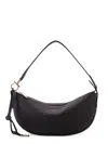 Shop Ferragamo Hobo Bag S Hammered Leather Shoulder Bag In Black