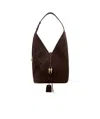 Ferragamo Large Origami Shoulder Bag In Testa Di Moro
