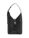 Ferragamo Hobo Medium Bag With Gancino Locker Shoulder Bags Black