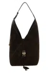 Ferragamo Hobo Medium Bag With Gancino Locker Shoulder Bags Black In Black
