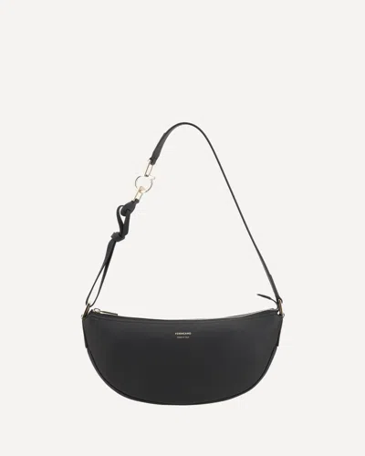 Ferragamo Hobo Shoulder Bag In Black