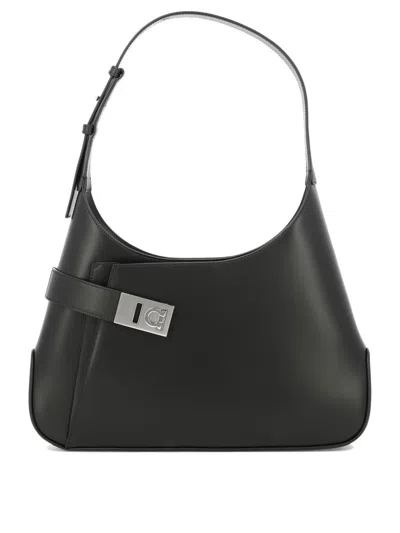 Ferragamo "hobo" Shoulder Bag In Black