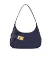 Ferragamo Hobo Shoulder Bag In Black