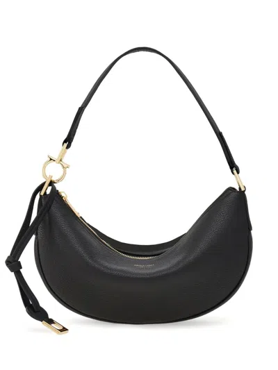 Ferragamo Hobo Smile S Negro Media Luna In Black