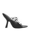 Ferragamo Altaire 105 Strappy Leather Sandals In Black